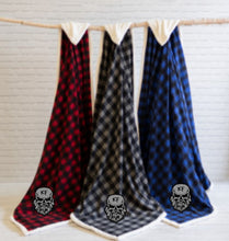 Load image into Gallery viewer, KF Plaid Blanket Men's